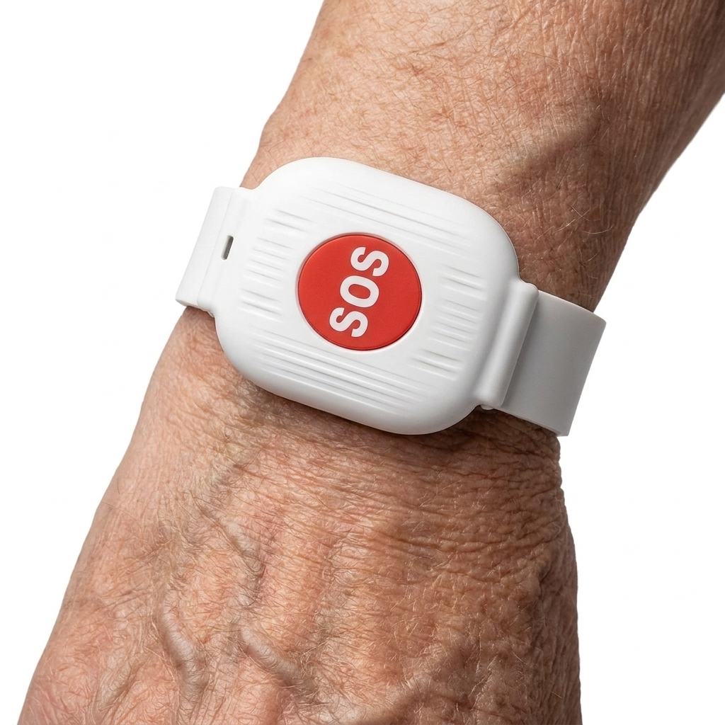 One-Touch SOS Wristband — Instant Alerts to Your Phone