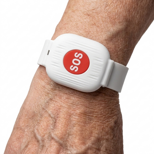 One-Touch SOS Wristband — Instant Alerts to Your Phone