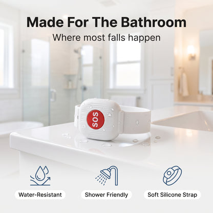 One-Touch SOS Wristband — Instant Alerts to Your Phone